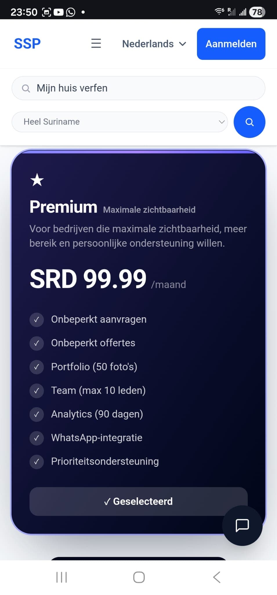 CleanPro Suriname — Trabajo realizado